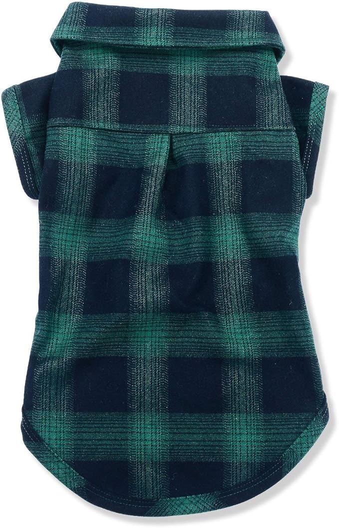 Koneseve Dog Shirt, Pet Plaid Clothes Shirt T-Shirt, Sweater Bottoming Shirt for Small Dog Cat Puppy Grid Adorable Wearing Stylish Cozy Halloween,Christmas Costumes (Green;XS/Extra Small)