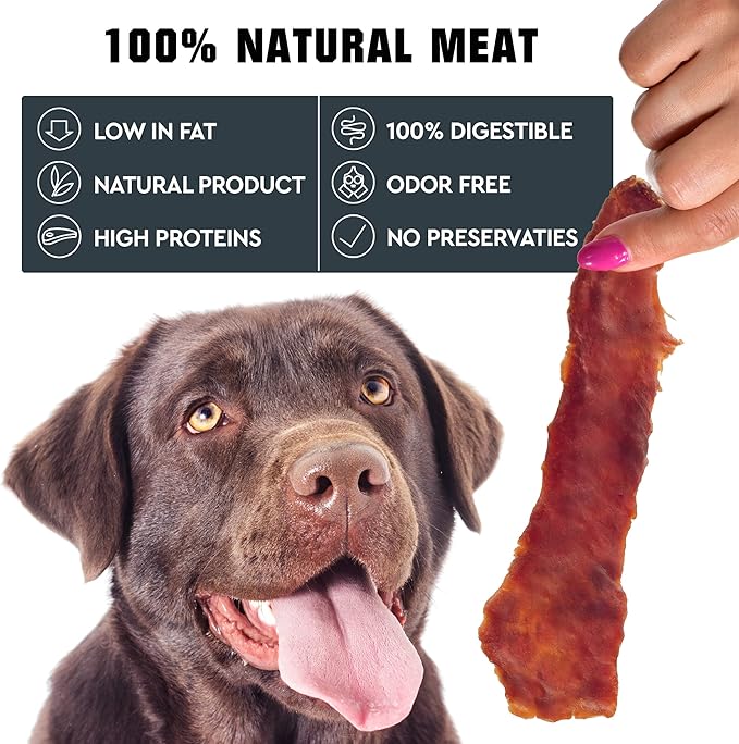 Beloved Pets Dog Treats Duck Jerky 1.5 LB - Human Grade Pet Snacks - Natural High Protein Meat Dried Strips - Best Chews for Training Small & Large Dogs - Bulk Soft Pack