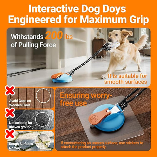 Aktor E-TPU Dog Balls, Interactive Dog Toys Tug of War, Teething Toys for Boredom to Keep Them Busy, Indestructible Dogs Toy for Dogs 2 Types (5 inch, Lemon-Blue)