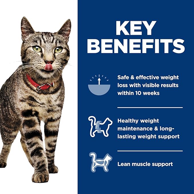 Hill's Science Diet Perfect Weight, Adult 1-6, Weight Management Support, Wet Cat Food, Turkey & Vegetables Stew, 2.9 oz Can, Case of 24