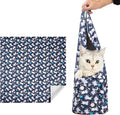 27.6'' Cat Wrap for Cutting Nails, Cat Restraint for Nail Clipping, Cat Swaddle Wrap, Cat Burrito Wrap Can Be Applied to Cat Nail Trimming, X-Large, Within 15lbs