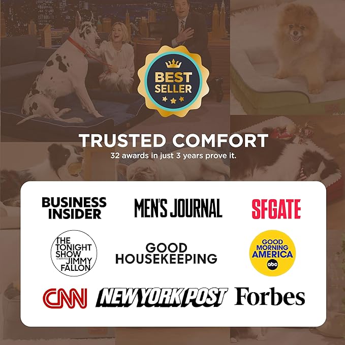Bedsure XL Self Warming Orthopedic Dog Bed for Extra Large Dogs - Washable XLarge Dog Bed Waterproof, Comfort Pet Couch with Removable Cover, Supportive Foam Pets Sofa with Nonskid Bottom, Brown