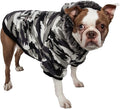 PET LIFE Classic Metallic Fashion Pet Dog Coat Jacket Parka w/ 3M Insulation and Removable Hood, X-Small, Deer Pattern
