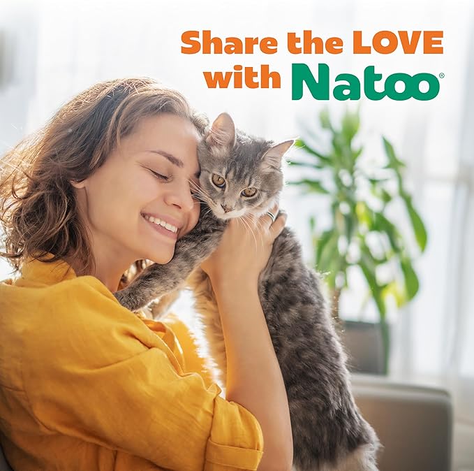 NATOO Cat Food Topper for Picky Eaters & Healthy Soft Cat Treat (Chicken & Brown Rice in Broth), Wet Food with Gravy, High Protein & Limited Ingredient, 2.4 oz (Case of 20)