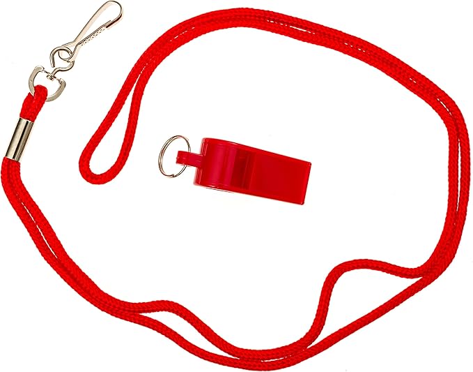 BLARIX Guard Pea Whistle and Lanyard