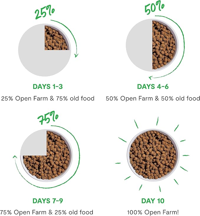 Open Farm, Ancient Grains Dry Dog Food, Protein-Rich & Nutrient Dense, 90% Animal Protein Mixed with Non-GMO Fruits, Veggies and Superfoods, Farmer's Table Pork Recipe, 4lb Bag