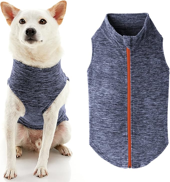 Gooby Boys 2X-Large Chest (~25.5 Inch) Zip Up Fleece, Gray Wash, 2X-Large 25.5 US