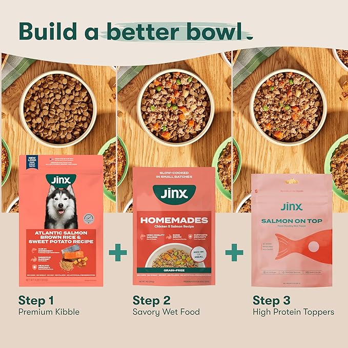 Jinx Premium Grain-Free Dry Dog Food, for All Lifestages - Grass-Fed Lamb, Sweet Potato & Carrot Dog Food with Superfoods for Immune Support & Probiotics for Digestive Support - No Fillers - 11.5lb