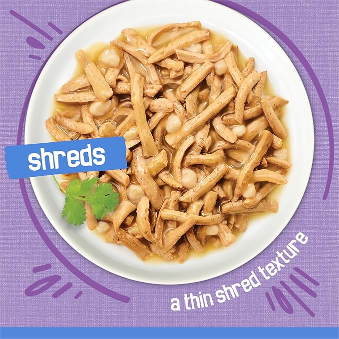 Purina Friskies Shreds Turkey and Cheese Dinner in Gravy High Protein Wet Cat Food - (Pack of 24) 5.5 oz. Cans