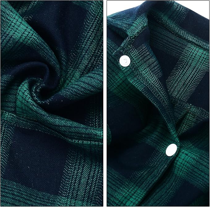 Koneseve Dog Shirt, Pet Plaid Clothes Shirt T-Shirt, Sweater Bottoming Shirt for Small Dog Cat Puppy Grid Adorable Wearing Stylish Cozy Halloween,Christmas Costumes (Green;XXL)