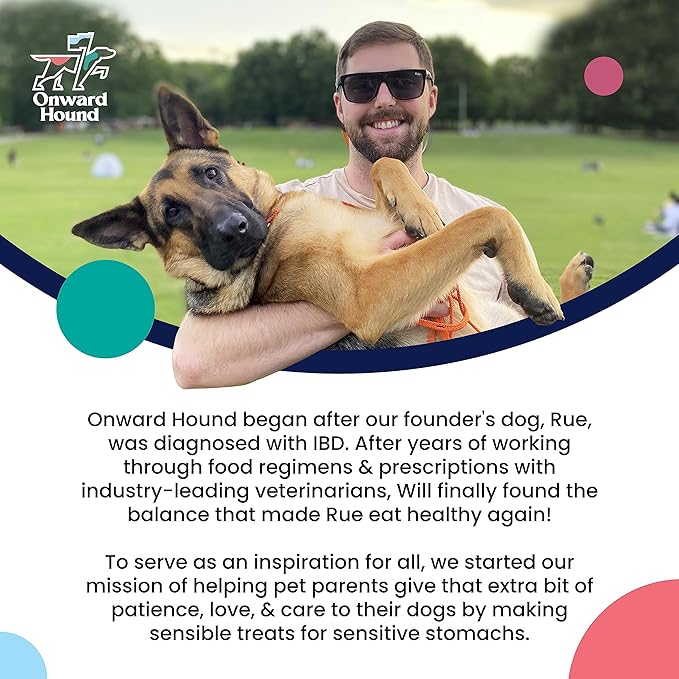 Onward Hound Training Treats for Dogs - Soft Salmon - Low Calorie Dog Training Treats for Sensitive Stomachs with Single Source Premium Protein, Corn Free, & Soy Free Formula - 10 oz